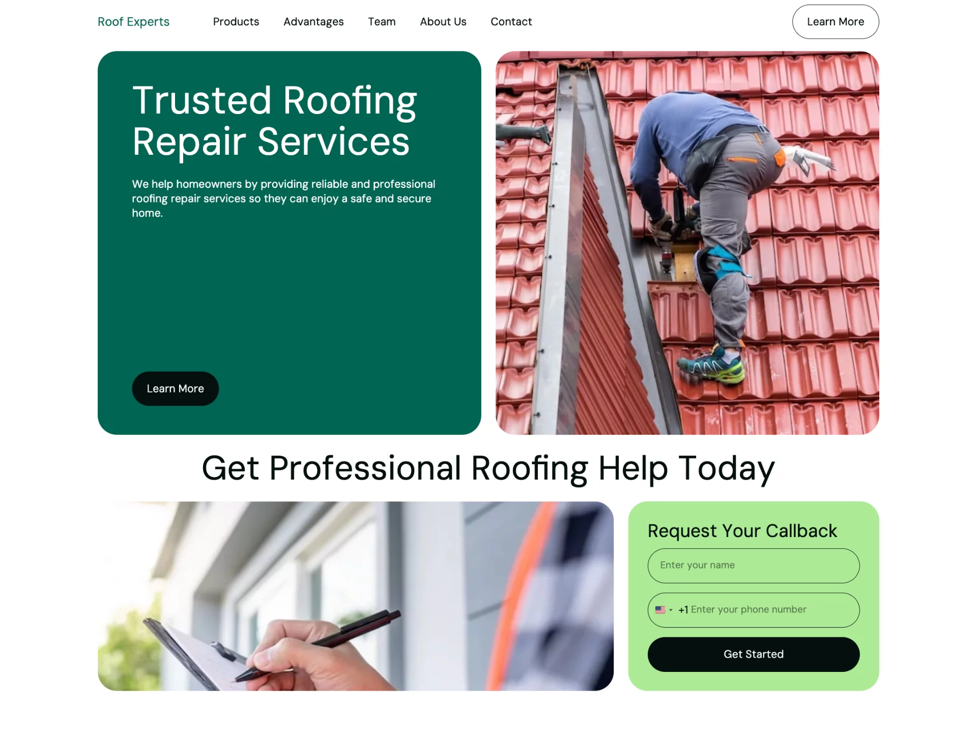 Image of a gallery showing before-and-after of service provider transformations.